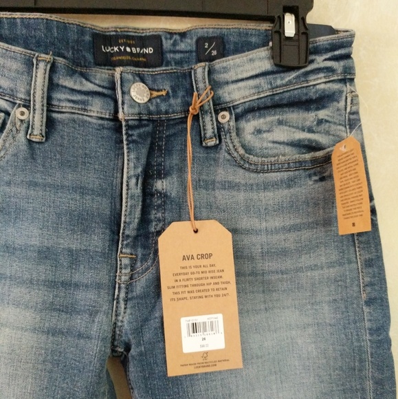 Lucky Brand Ava Crop Skinny Stretch Jeans - Picture 2 of 5